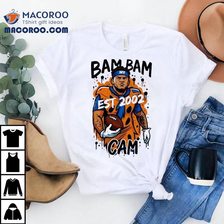 Bam Bam Cameron Skattebo New York Giants Football Est 2002 Shirt Bam Bam Cameron Skattebo New York Giants Football Est 2002 Shirt