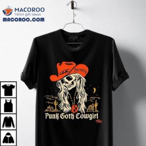 Bandita Punk Goth Cowgirl Skeleton Graphic Tshirt
