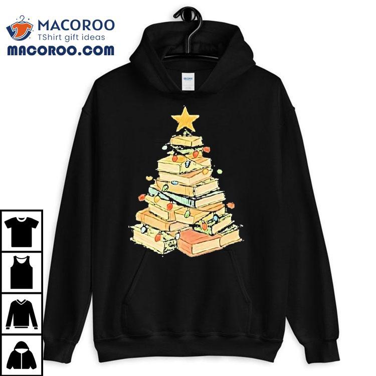 Book Tree Christmas Star Light Shirt Book Tree Christmas Star Light Shirt