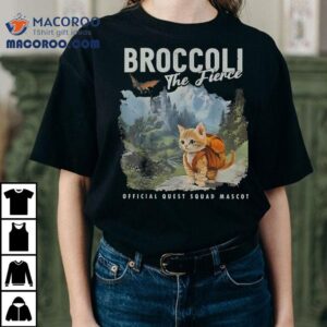 Broccoli The Fierce Quest Fantasy Squad Broccoli Cat Shirt 2 Broccoli The Fierce Quest Fantasy Squad Broccoli Ca Tshirt