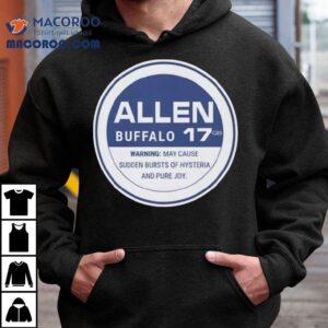 Buffalo Bills Allen Hysteria And Pure Joy Tshirt