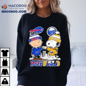 Buffalo Bills And Sabres X Snoopy Charlie Brown Shirt 2 Buffalo Bills And Sabres X Snoopy Charlie Brown Tshirt