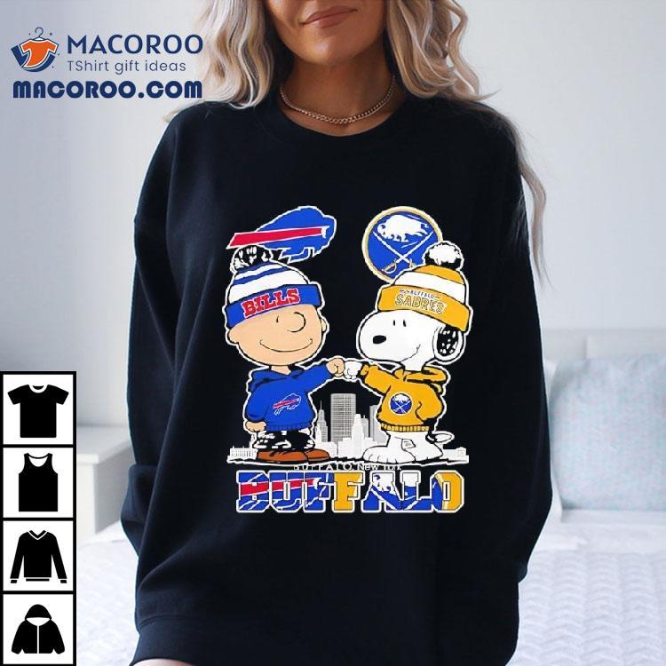 Buffalo Bills And Sabres X Snoopy Charlie Brown Shirt Buffalo Bills And Sabres X Snoopy Charlie Brown Shirt