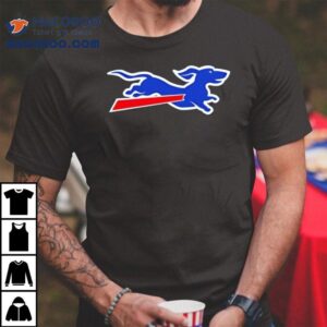 Buffalo Bills Charging Dog Logo Tshirt