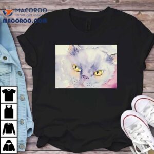 Cat Paint Picture Tshirt