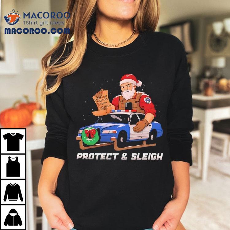 Cbc Protect And Sleigh Christmas Shirt Cbc Protect And Sleigh Christmas Shirt