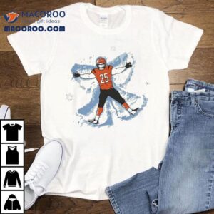 Cincinnati Bengals Snow Angel Christmas Shirt 2 Cincinnati Bengals Snow Angel Christmas Tshirt
