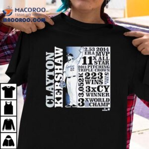 Clayton Kershaw Goat Lis Tshirt