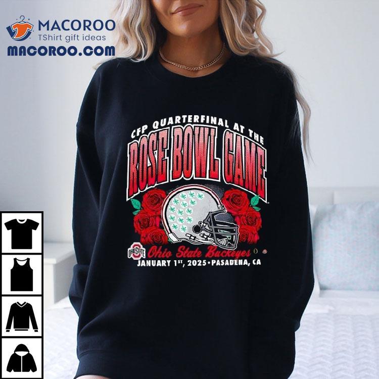 College Football Playoff 2025 Ohio State Buckeyes Rose Bowl Game Bound Shirt College Football Playoff 2025 Ohio State Buckeyes Rose Bowl Game Bound Shirt