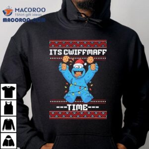 Cookie Monster It S Cwiffmaff Time Holiday Ugly Christmas Tshirt