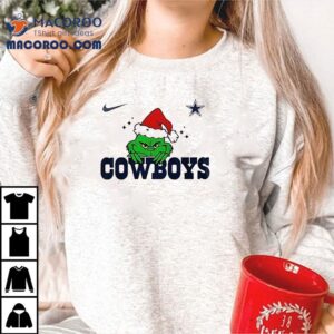 Dallas Cowboys X Grinch Stealing Wins Not Christmas Go Cowboys Tshirt