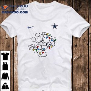 Dallas Cowboys X Mickey Mouse Believe In The Magic Of Christmas Shirt 2 Dallas Cowboys X Mickey Mouse Believe In The Magic Of Christmas Tshirt