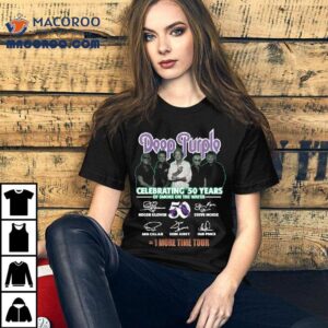 Deep Purple Celebrating Years Of Smoke On The Water More Time Tour Tshirt