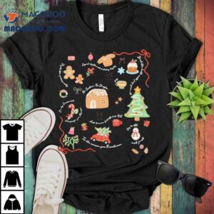 Doodle Liberal Values Holiday Subtle Anti Trump Christmas Tshirt