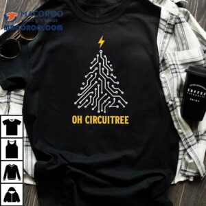 Electrician Christmas Tree Oh Circuitree Tshirt