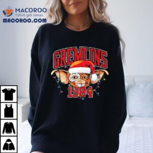 Gizmo Christmas Gremlins Christmas Lights Tshirt