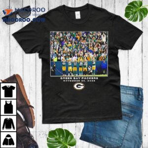 Green Bay Packers Nfl Flash Features November Rd Tshirt