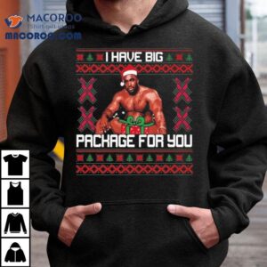 I Have A Big Package For You Jumper Merry Christmas Tshirt