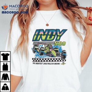 Indianapolis Motor Speedway Indy The Greatest Spectacle In Racing Neon Car Tshirt