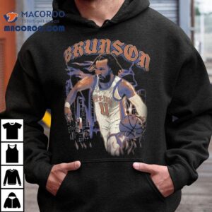 Jalen Brunson New York Knicks City Edition Player Graphic Tshirt