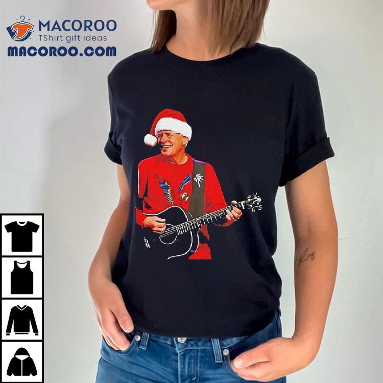Jimmy Buffett Playing Guitar Merry Christmas Shirt Jimmy Buffett Playing Guitar Merry Christmas Shirt