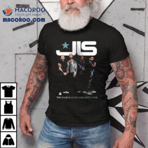 Jls The Club Is Alive Hits Tour Dates Tshirt