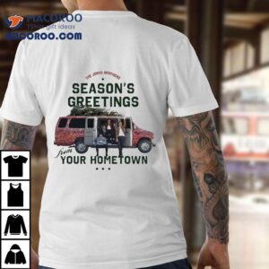 Jonas Brothers Season’s Greetings From Your Hometown Christmas Car Tree Shirt 2 Jonas Brothers Season S Greetings From Your Hometown Christmas Car Tree Tshirt