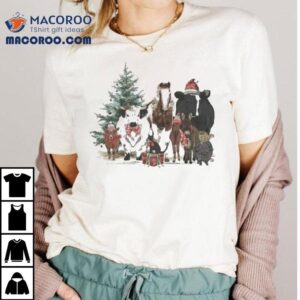 Katie Van Slyke Festive Farm Christmas Tshirt
