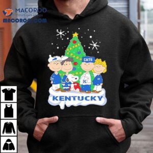 Kentucky Wildcats Football Peanuts Snoopy Christmas Tshirt