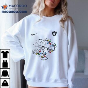 Las Vegas Raiders X Mickey Mouse Believe In The Magic Of Christmas Tshirt