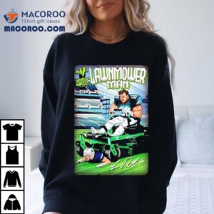 Lawnmower Man Jason Kelce Philadelphia Eagles Signature Tshirt