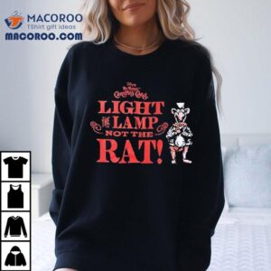 Light Lamp Not The Rat The Muppets A Muppet Christmas Carol Tshirt