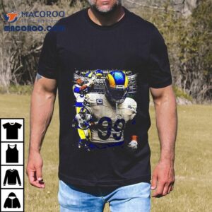 Los Angeels Rams Aaron Donald Graphic Vintage Tshirt