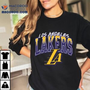 Los Angeles Lakers City Edition Swish Fade T-shirt 2 Los Angeles Lakers City Edition Swish Fade Tshirt
