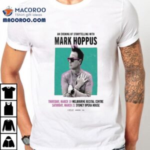 Mark Hoppus March Melbourne Recital Hall March Sydney Opera House Concer Tshirt