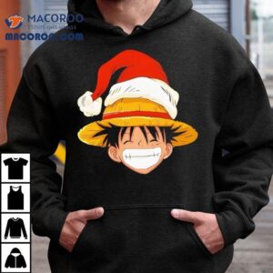Merry Christmas Monkey D Luffy Graphic Tshirt