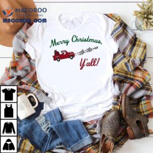 Merry Christmas Y'all Reindeer Shirt 2 Merry Christmas Y All Reindeer Tshirt