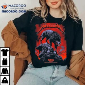 Metallica M Sydney Australia Pop Up Accor Stadium On November The Wolf Tshirt