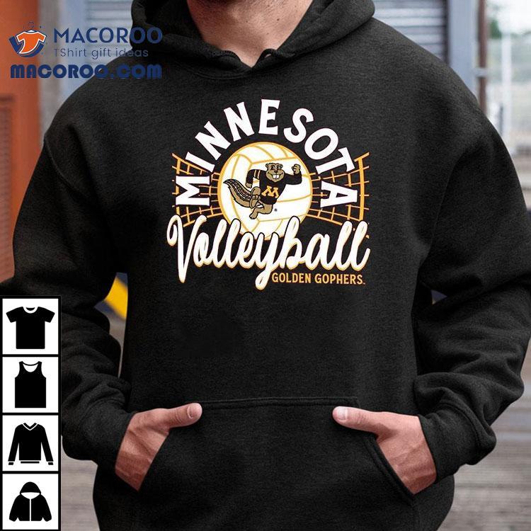 Minnesota Golden Gophers Stack Logo Volleyball Powerblend T-shirt Minnesota Golden Gophers Stack Logo Volleyball Powerblend T-shirt