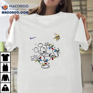 Minnesota Vikings X Mickey Mouse Believe In The Magic Of Christmas Tshirt