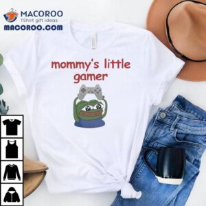 Mommy S Little Gamer Gaymer Pepe Frog Tshirt
