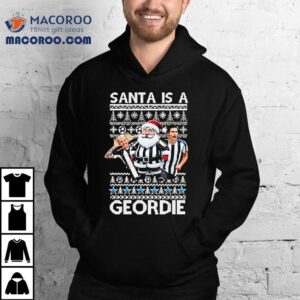 Newcastle Santa Is A Geordie Ugly Christmas Tshirt