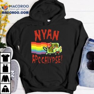 Nyan Apocalypse Cat Pixel Tshirt