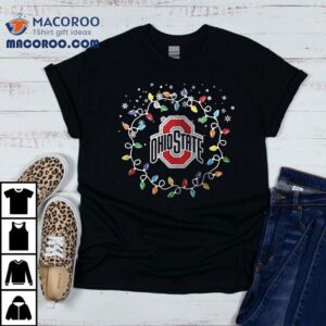Ohio State Buckeyes Blu Ey Tis The Season To Go Bucks Christmas Tshirt