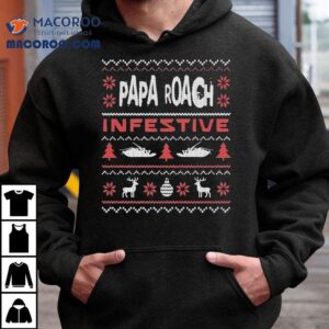 Papa Roach Infestive Holiday Ugly Christmas Tshirt