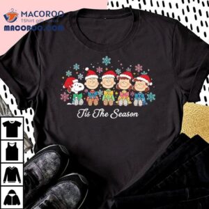 Peanuts Holiday Tis The Season Christmas Tshirt