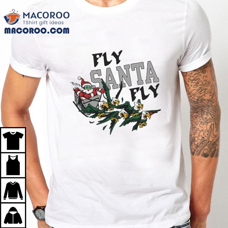 Philadelphia Eagles Philly Fly Santa Fly Birds Christmas Shirt Philadelphia Eagles Philly Fly Santa Fly Birds Christmas Shirt