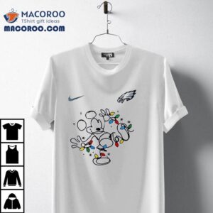 Philadelphia Eagles X Mickey Mouse Believe In The Magic Of Christmas Tshirt