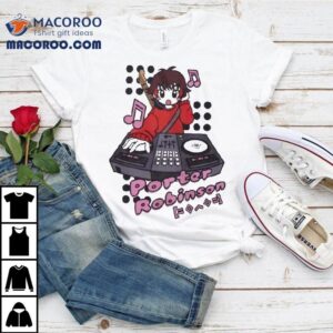 Porter Robinson Anime Dj Character Smile World Tour Tshirt