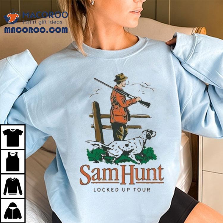 Sam Hunt The Dog Locked Up Tour Shirts Sam Hunt The Dog Locked Up Tour Shirts